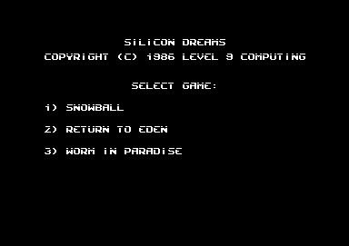 Silicon Dreams screenshot 2 for Commodore 64